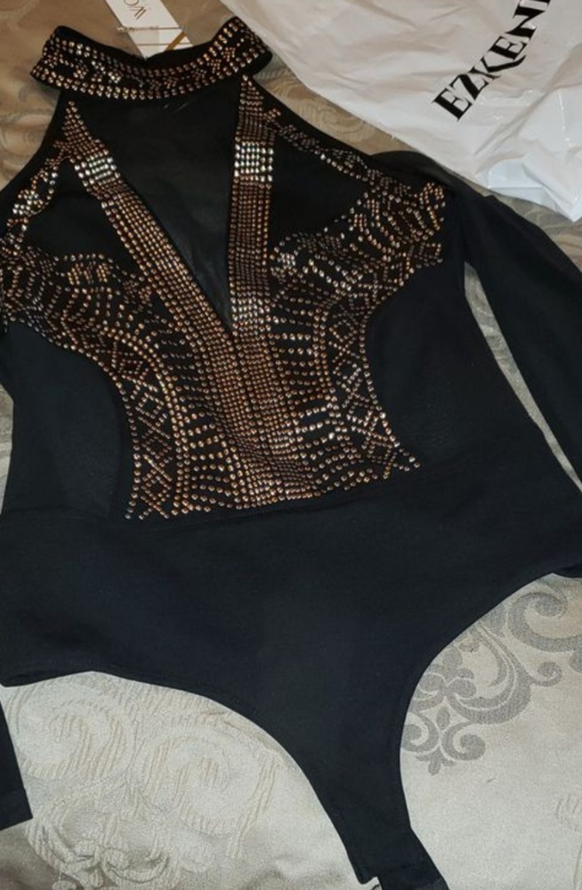 Black Bandage Bodysuit